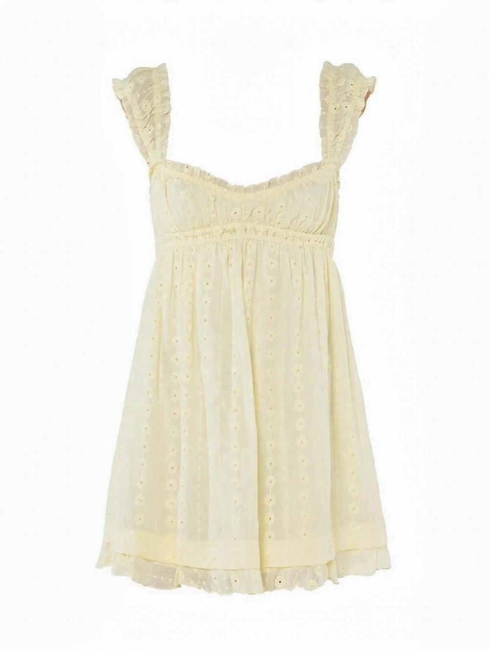 NEW Princess Polly Carlita Mini Dress Yellow